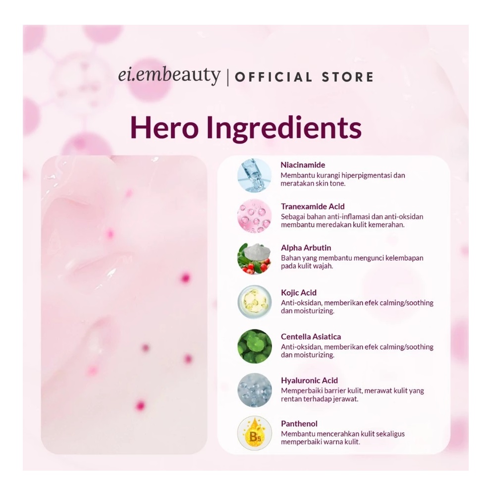 Cantik Alami Sehat EI.EM  BEAUTY GLOW B3+ Brightening Moisturizer