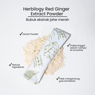 Herbilogy On the Go Red Ginger (Jahe Merah) Extract Powder