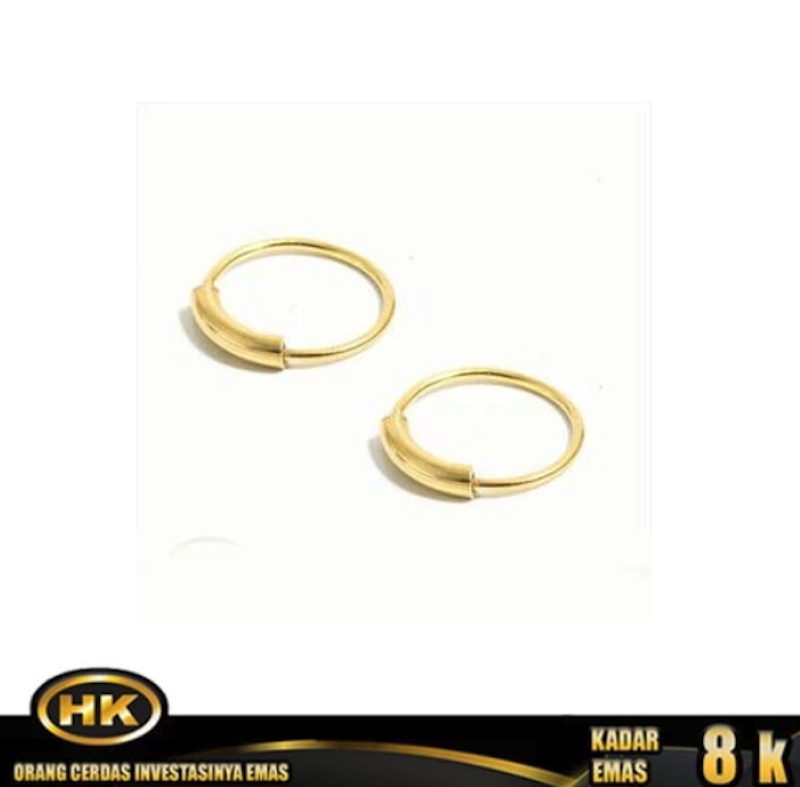 HK Mustika Gold Anting Emas 8K Tindik 4