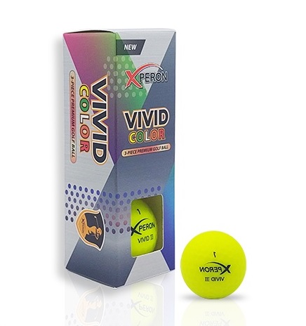 XPERON Vivid Color 3-Piece Premium Golf Ball