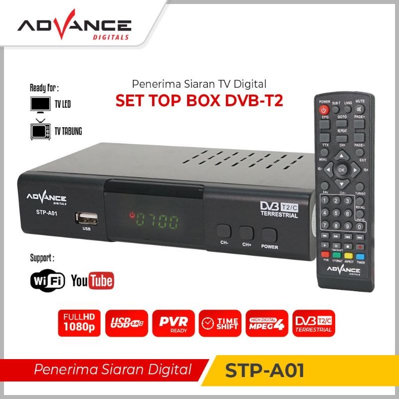 Advance Set Top Box DVB-T2 STP-A01
