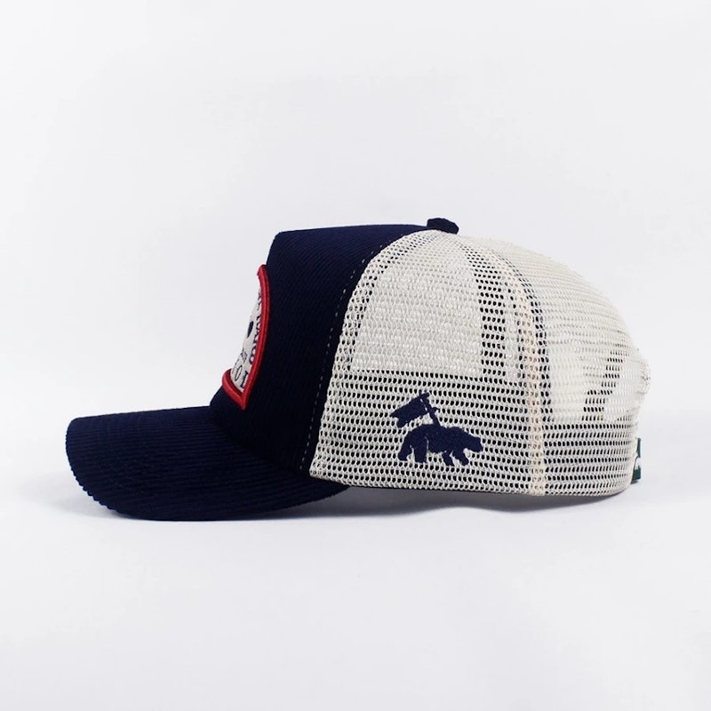 Allhood Topi Trucker Corduroy Crow Night 4