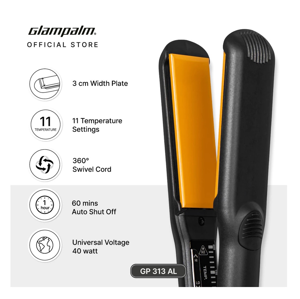 Unil Electronics Glampalm Hair Straightener  GP313AL