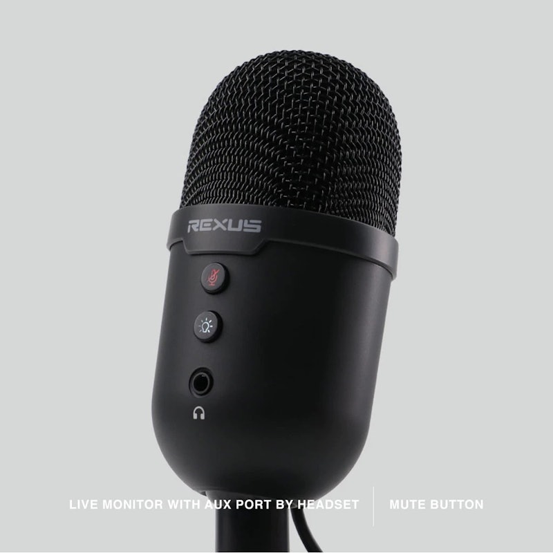Rexus RGB Microphone XORA II 5