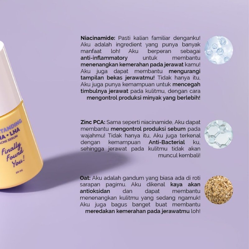 Finally Found You! OATSTANDING BHA + LHA Acne Serum 5