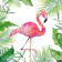Napkin Decoupage Flamingo 1