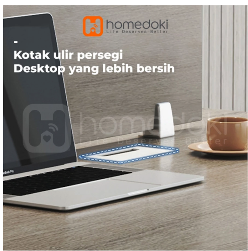 Homedoki Meja Kerja dengan Pembatas 3