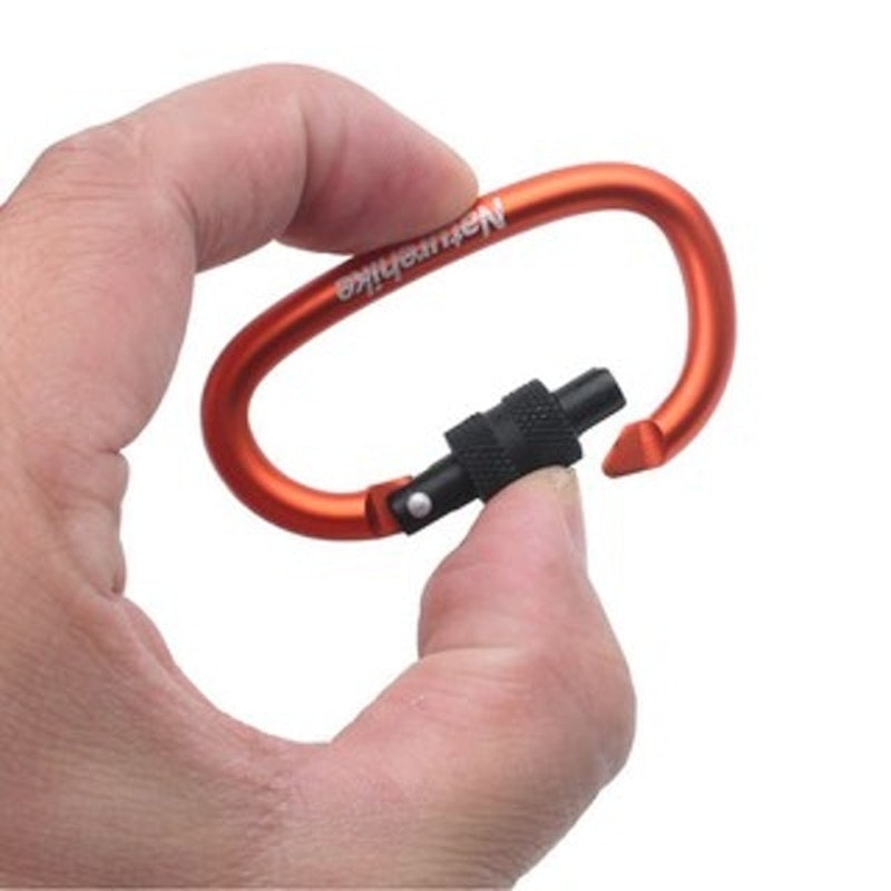 Carabiner D-Utility 8 cm Lock NH15A008-D