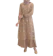 null Gamis Brukat Tile Mutiara Mocca 1