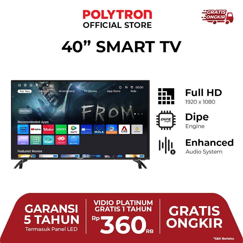Smart Digital TV 40" 5