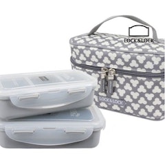 LocknLock Lunch Box Set With Clover Bag