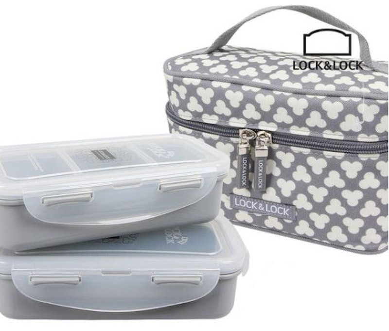 LocknLock Lunch Box Set With Clover Bag 1