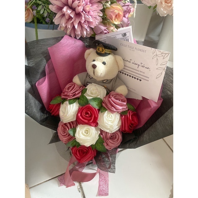 Teddy Bear Flower Bouquet 4