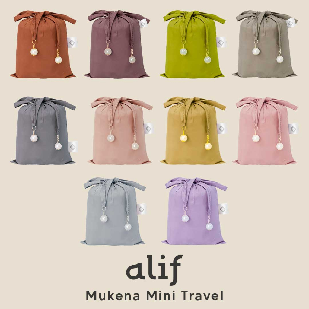 Solid Sejahtera Indonesia Alif Modern Wear Mukena Mini Travel New Colorway Drop