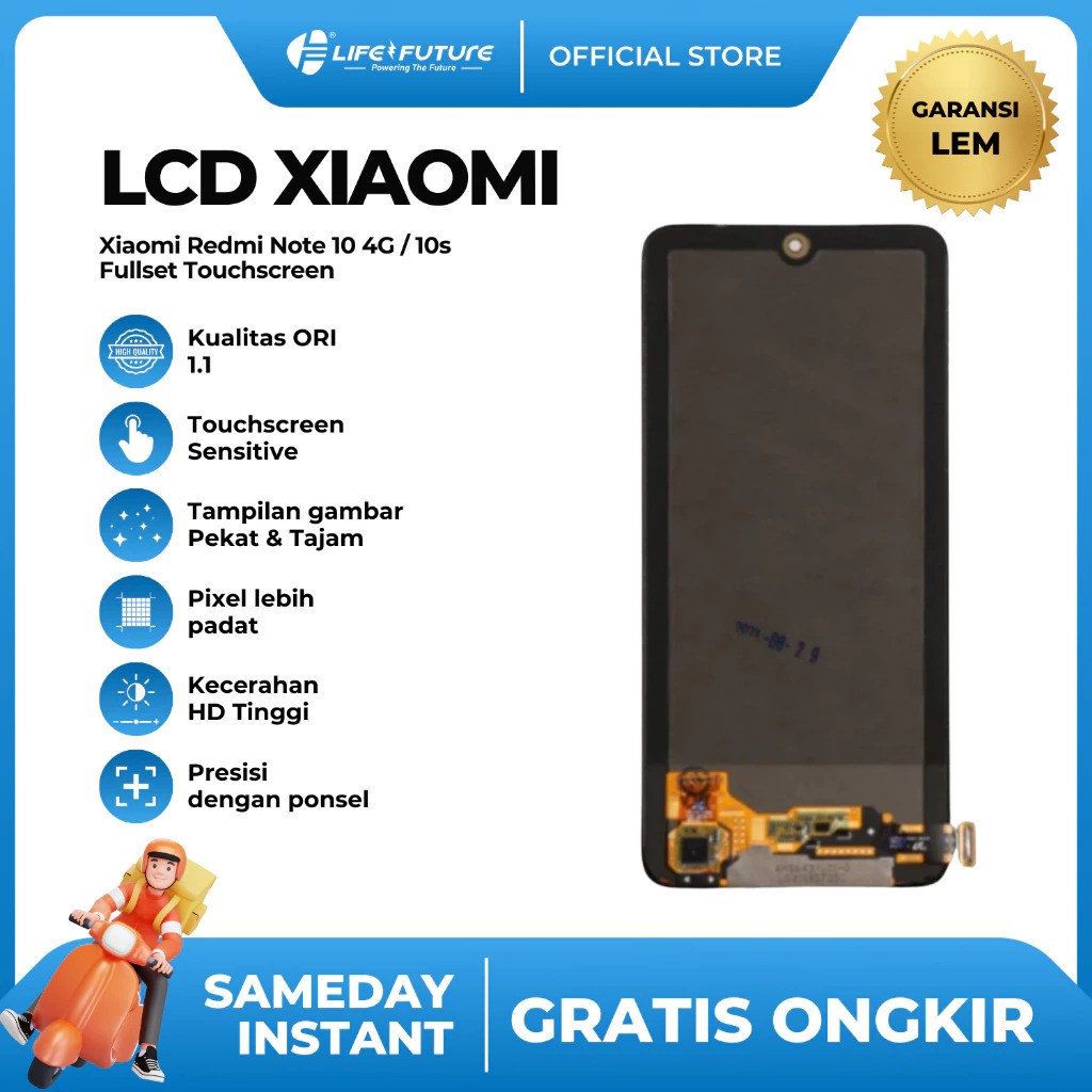 Megatech Life Future LF LCD Xiaomi Redmi Note 10 4G/10s