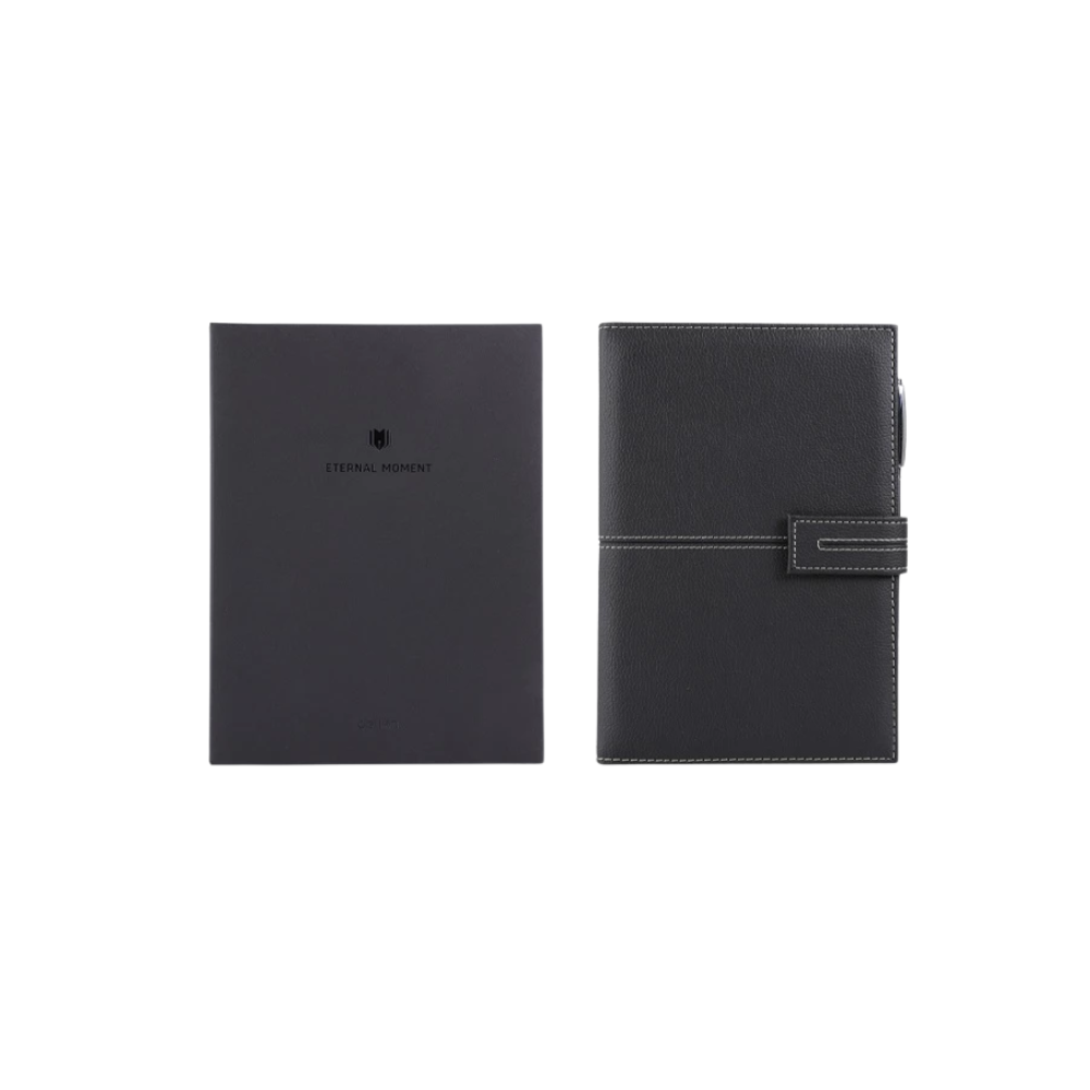 Deli Leather Cover Notebook Set 