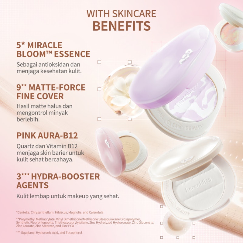 Bloomatte Fine to Refine Compact Powder 05 Pink Marble 3