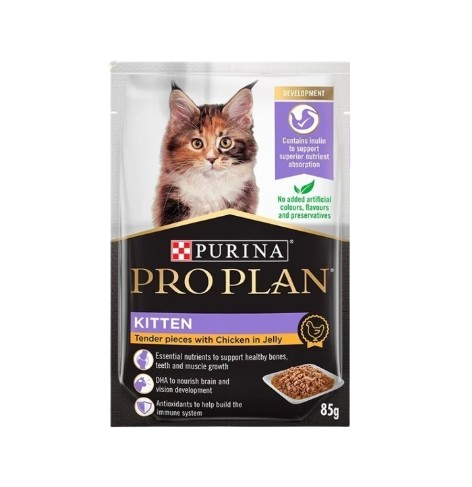 PURINA PRO PLAN Kitten Tender Pieces with Chicken in Jelly 1