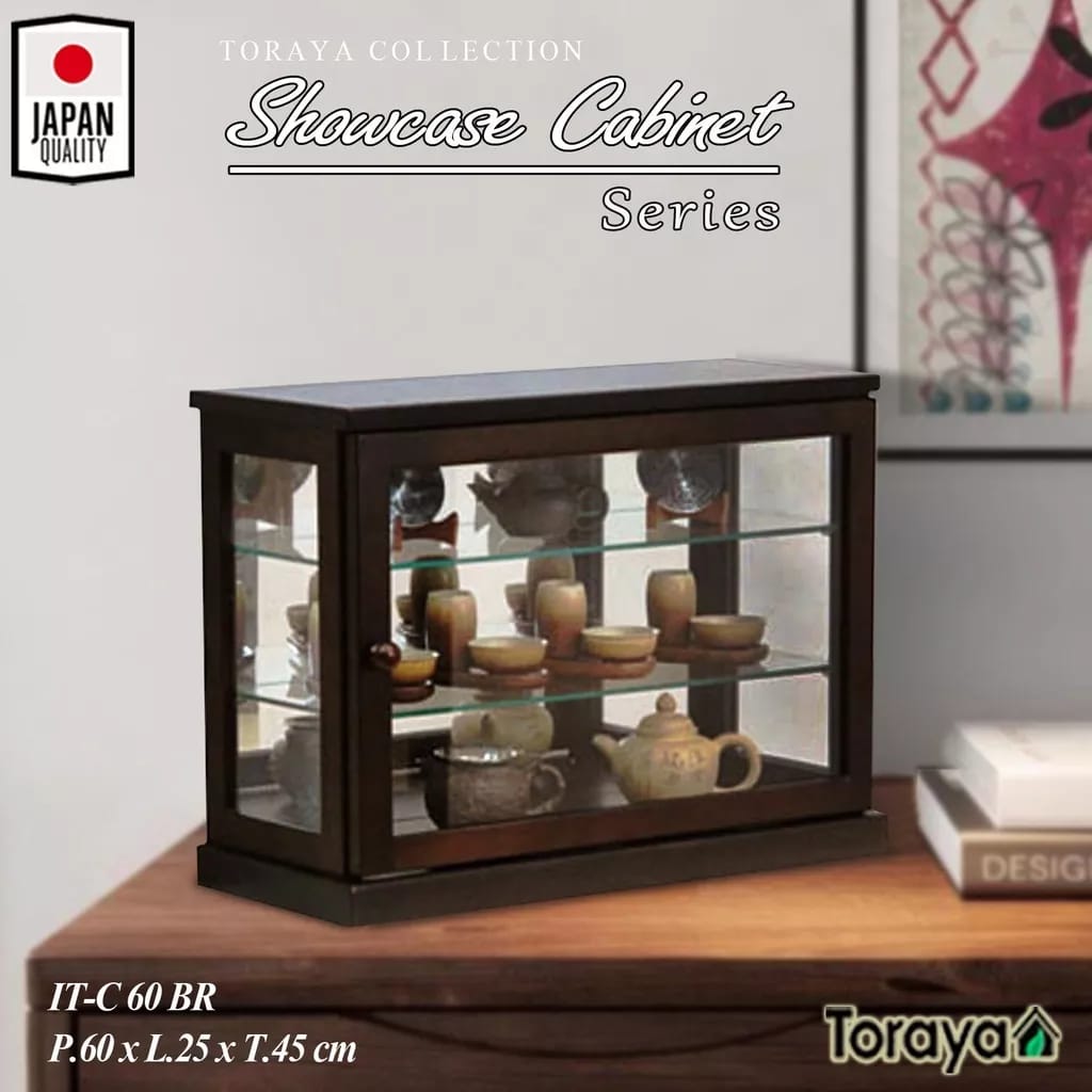 Toraya Lemari Kaca Dekorasi Display Hobby
