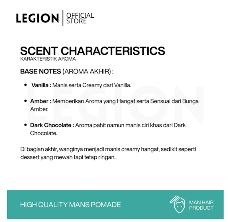Legion Pomade Waterbased L-Hold 5