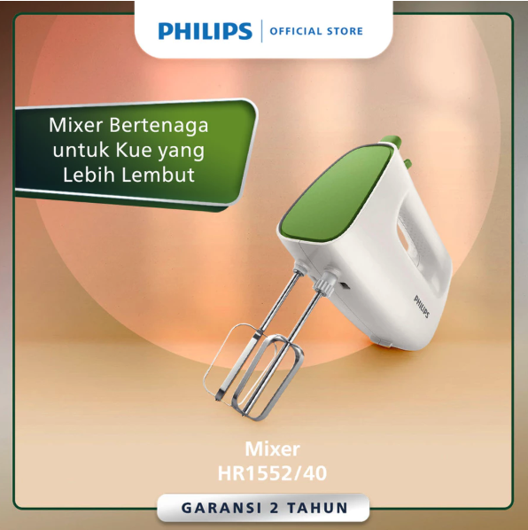 Philips Electronics Nederland B.V. Philips Hand Mixer HR1552/40