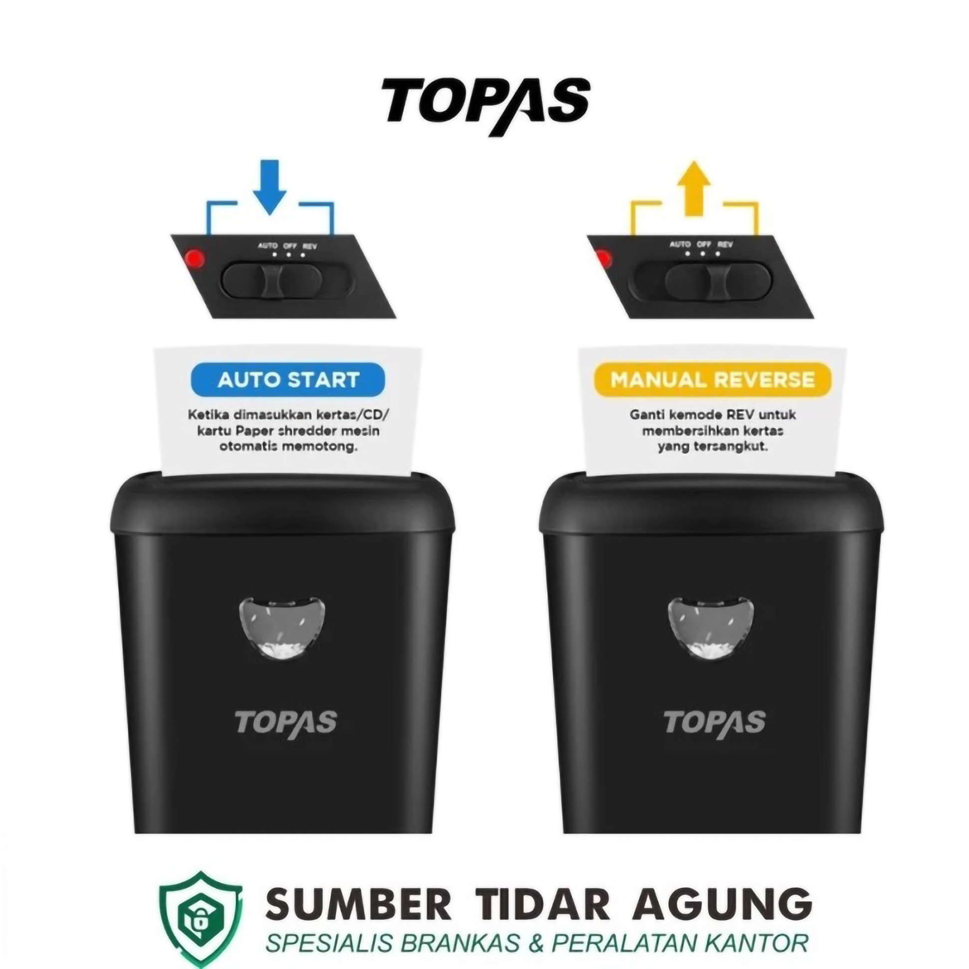ASABA GROUP TOPAS Paper Shredder TP-12C