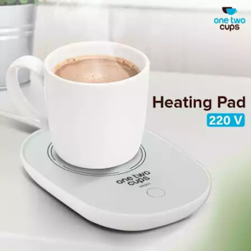 One Two Cups Coffee Cup Warmer Heating Pad 2