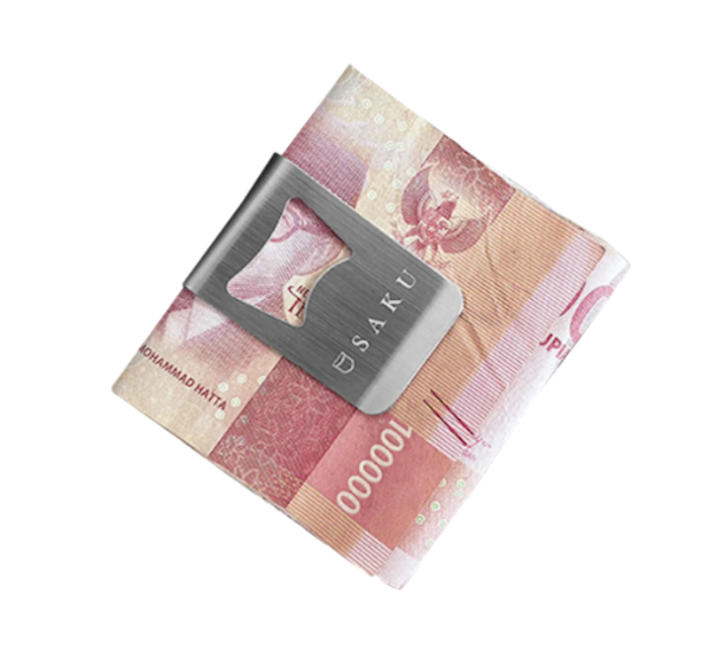 Accessories Money Clipper Penjepit Uang Stainless Steel 3