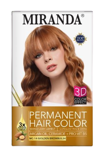 Hair Color Golden Brown ｜ MC14 
