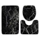 Lontime 3Pcs Bathroom Mat Set 1