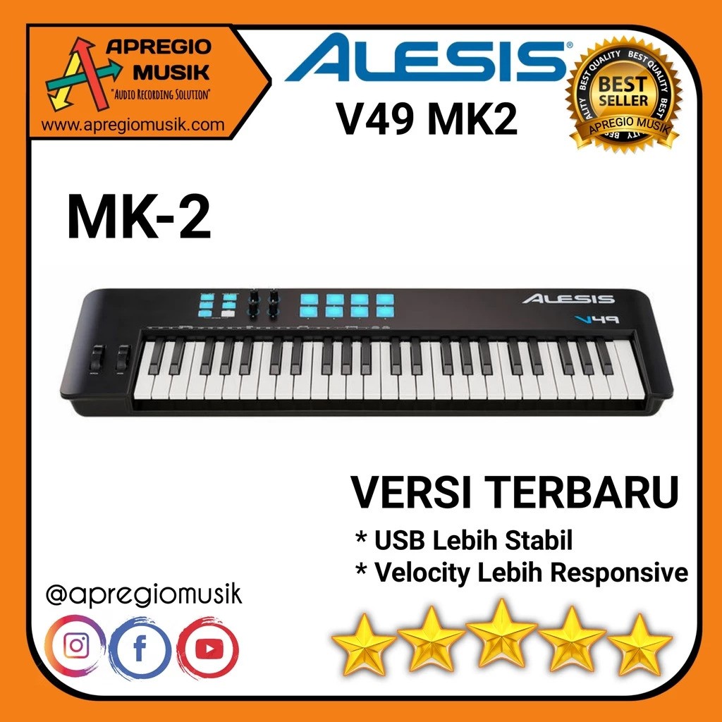 inMusic Brands Alesis® V49 MKII