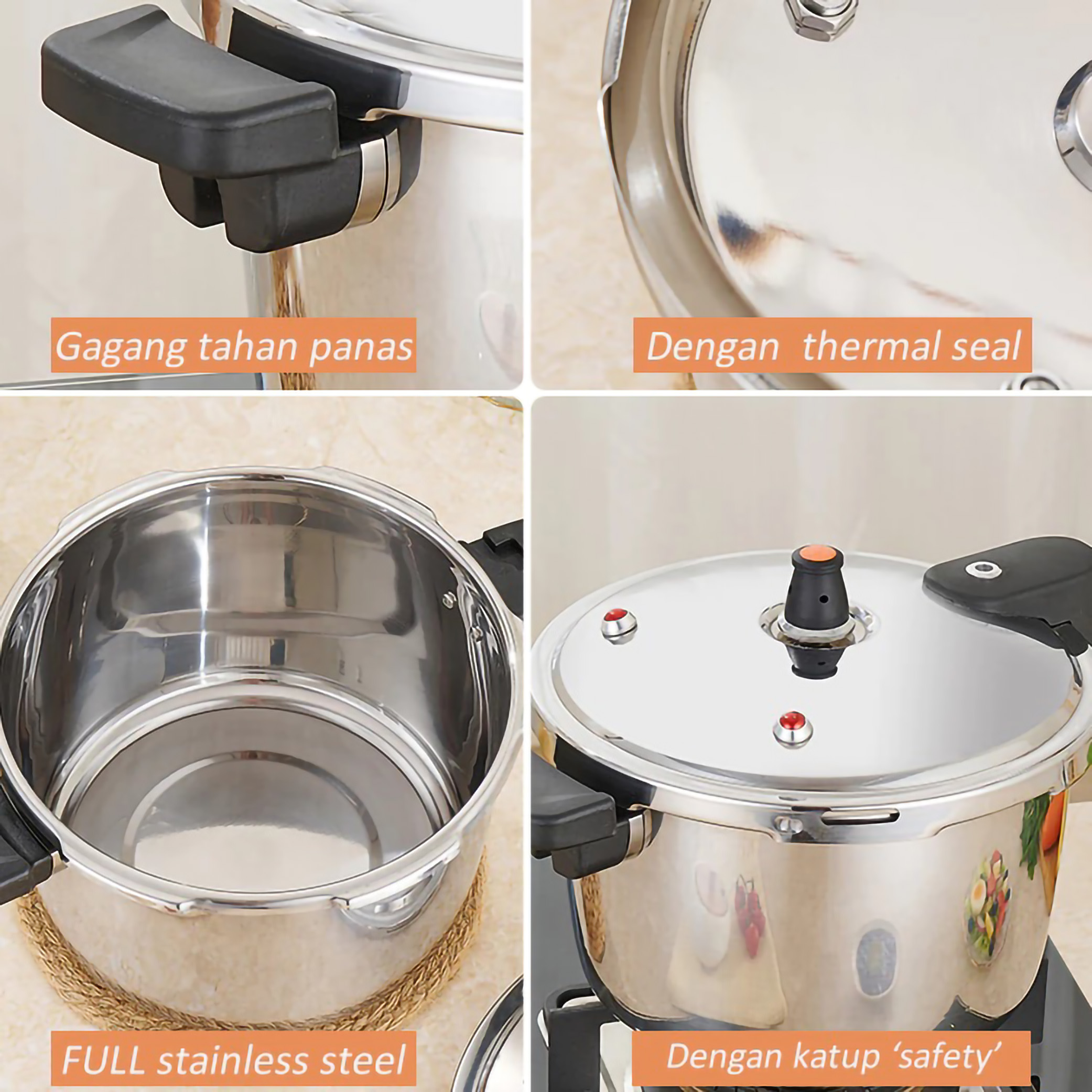 Royalstar Royalstar Panci Presto Stainless Steel 4 liter