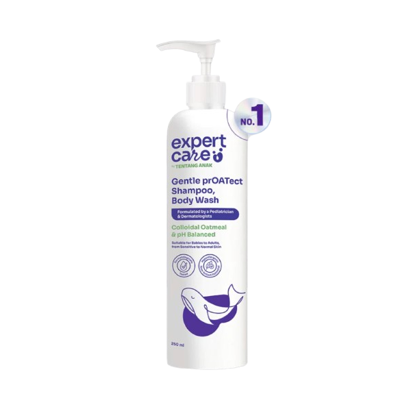 Expert Care by Tentang Anak ｜ Gentle prOATect Shampoo, Body Wash