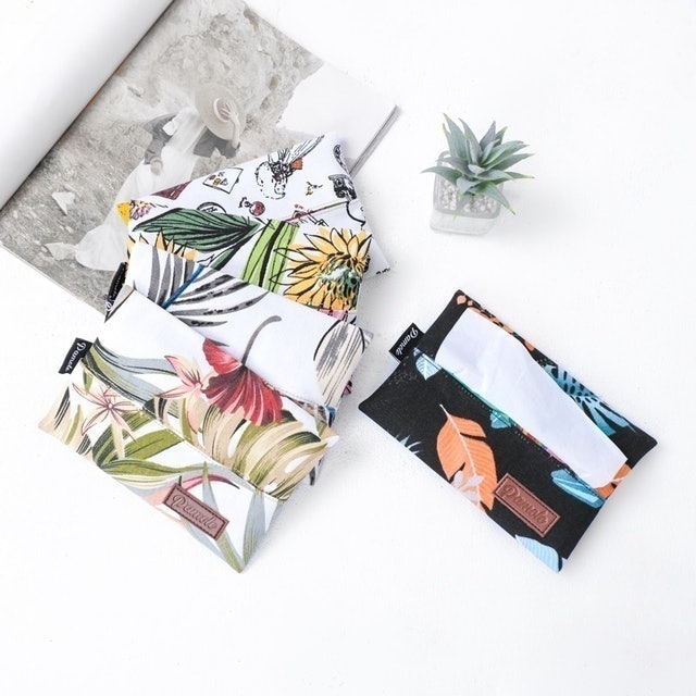 Tempat Tissue Bahan Kanvas Motif Lucu - Makie Series 1