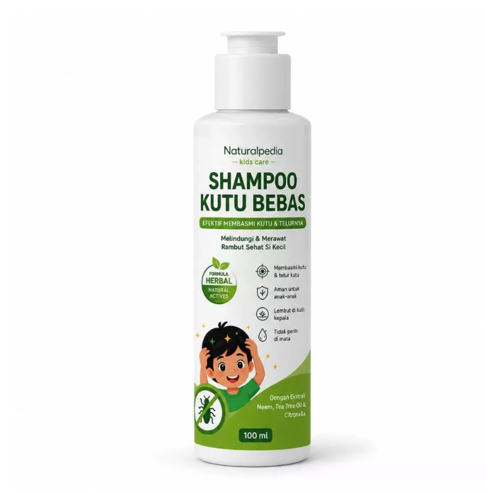 Naturalpedia Kids Care Shampoo Kutu Bebas Anak 1
