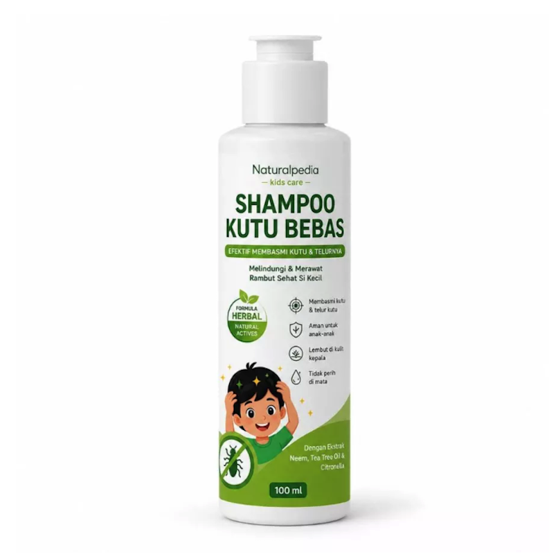Naturalpedia Kids Care Shampoo Kutu Bebas Anak 1