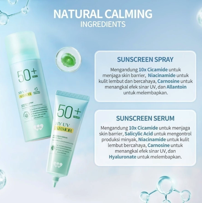 My UV Armor Sunscreen Spray SPF50+ PA+++  3
