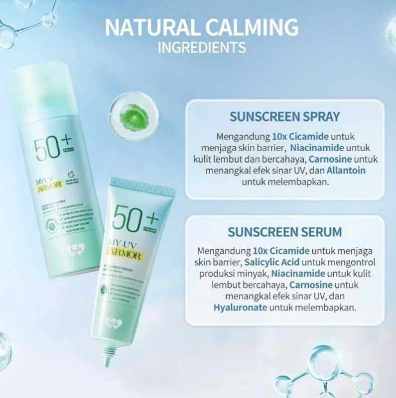 My UV Armor Sunscreen Spray SPF50+ PA+++ 3