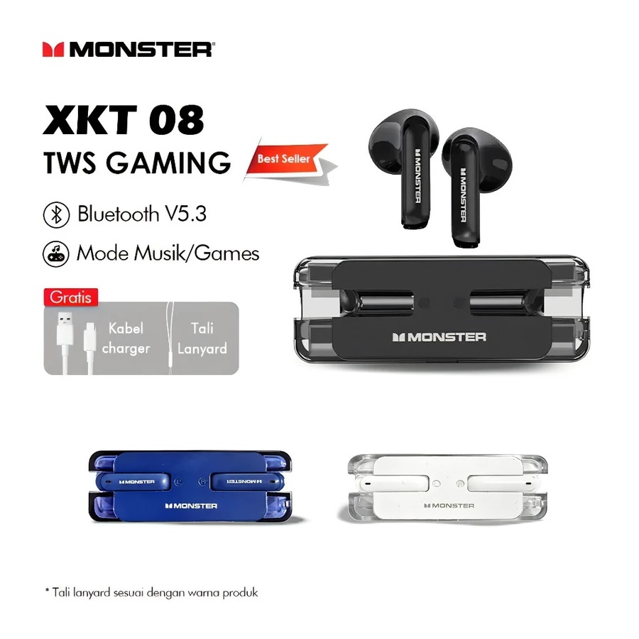 Monster  Monster True Wireless Gaming Earphone XKT08