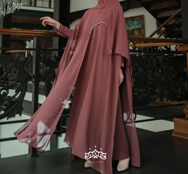 Kazami Luna Abaya Payet Set 4