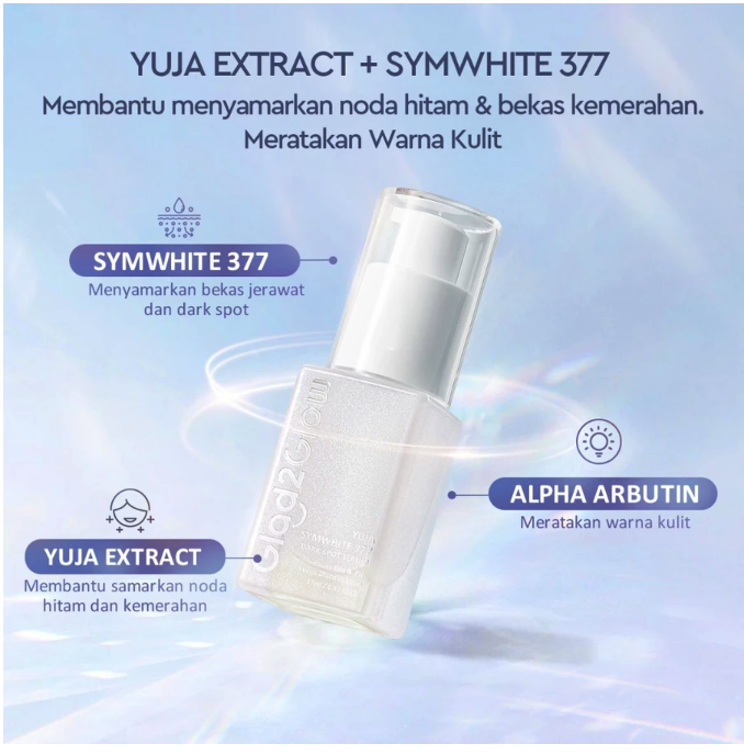 Glad2Glow Glad2Glow Yuja Symwhite 377 Dark Spot Serum