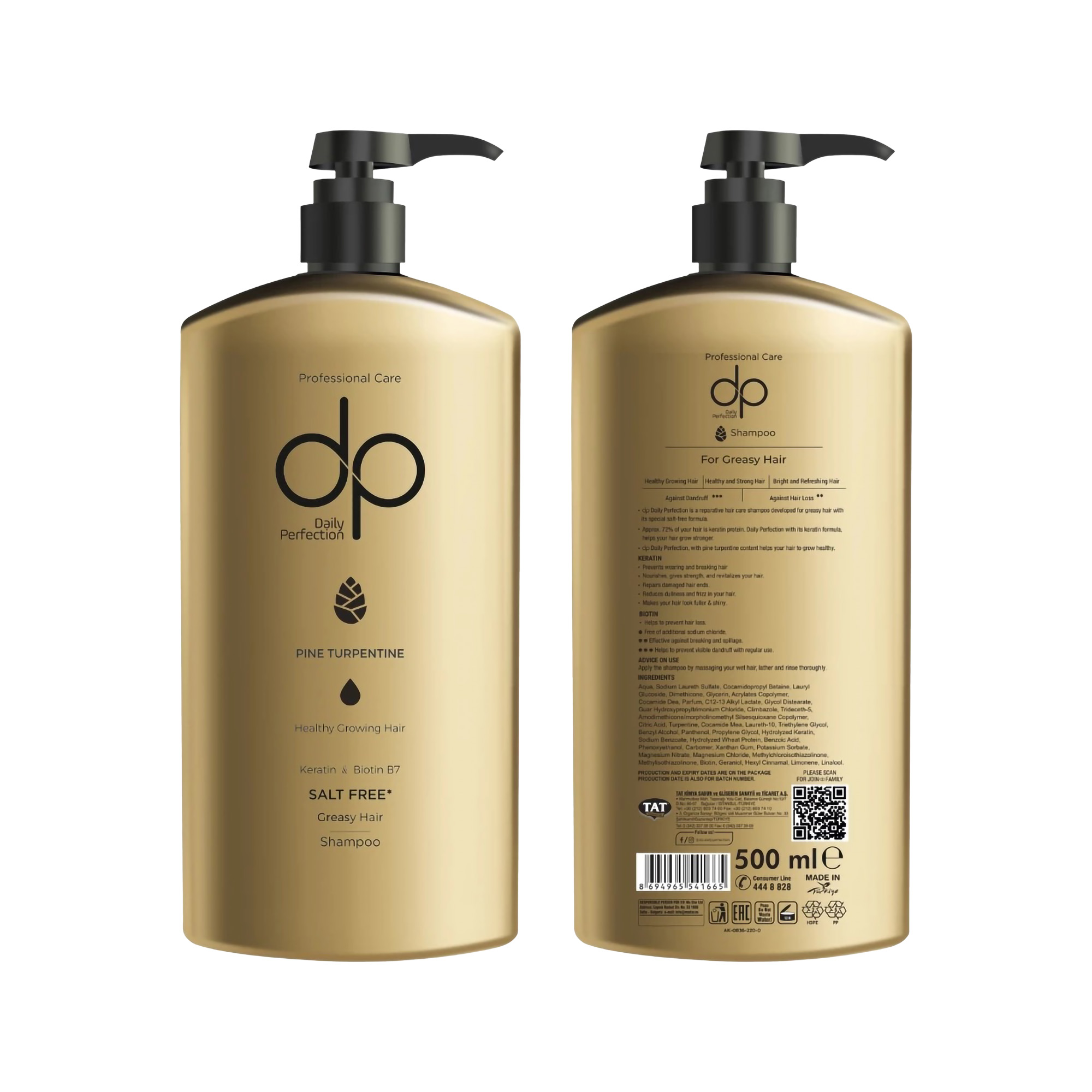 Niaga Warna Persada DP Daily Perfection Pine Turpentine Healthy Growing Hair Shampoo 