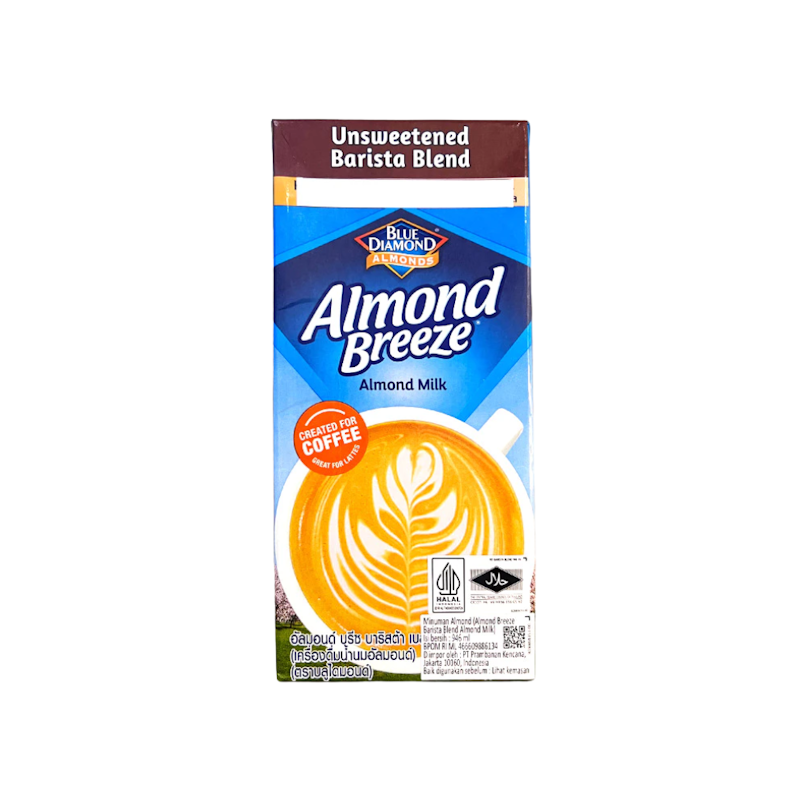 Blue Diamond Almond Breeze Almond Milk Unsweetened Barista Blend 1