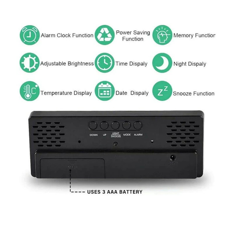 Sonifer Sonifer Jam Meja Digital Minimalis