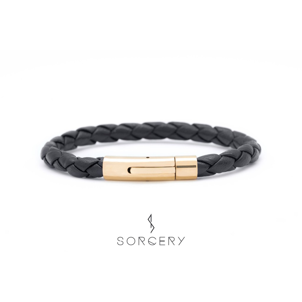 Classic Single Wrap Lambskin Bracelet with 18k Gold Plated RPR1L
