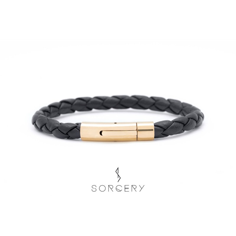 Classic Single Wrap Lambskin Bracelet with 18k Gold Plated 2