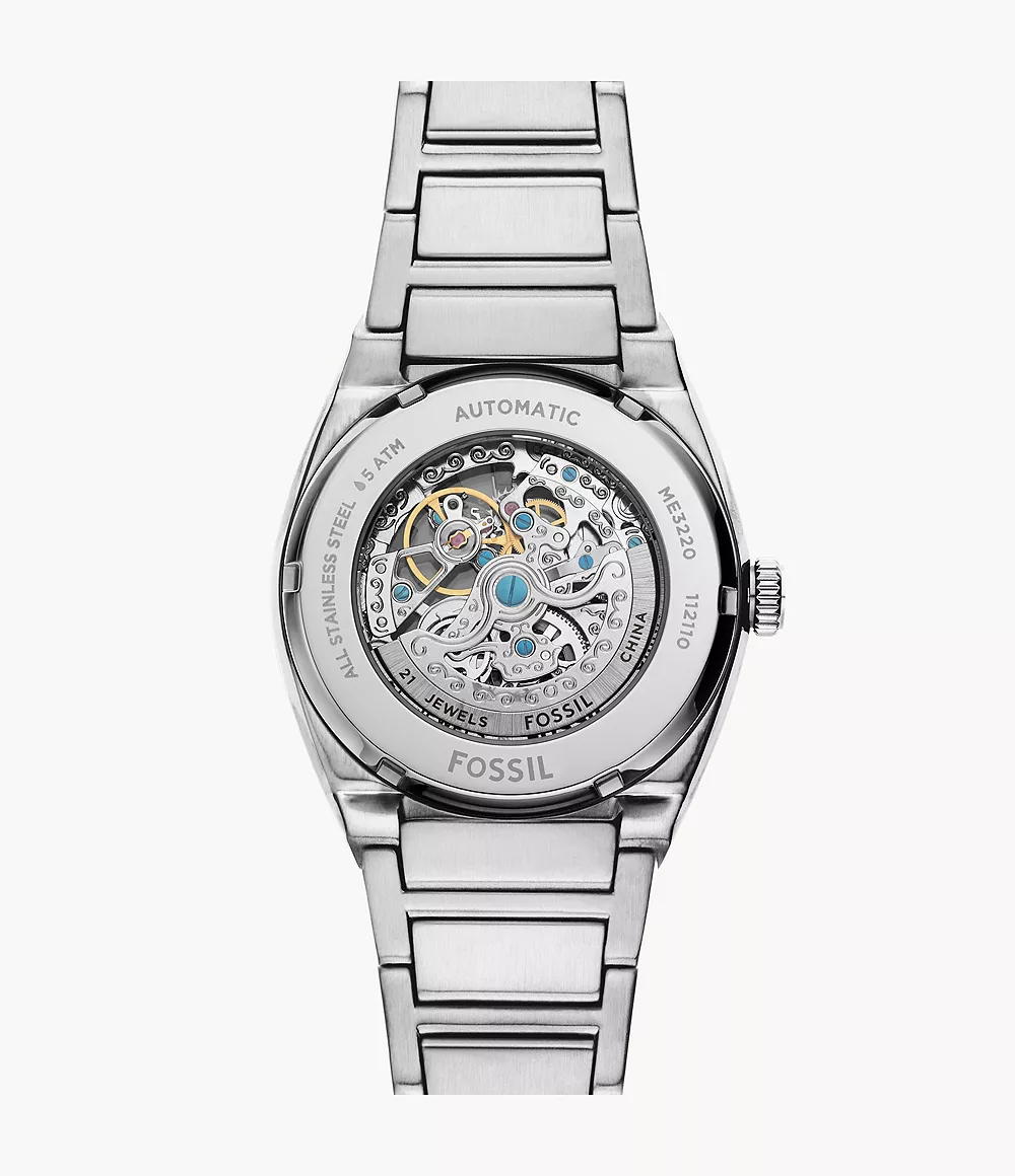 Everett Automatic Stainless Steel Watch 3