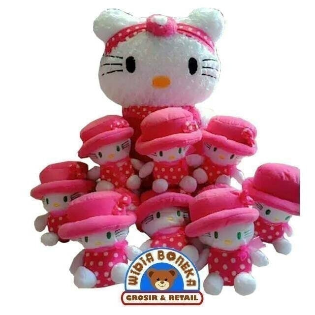 Boneka Beranak Hello Kitty Jumbo dan Hello Kitty Mini 2