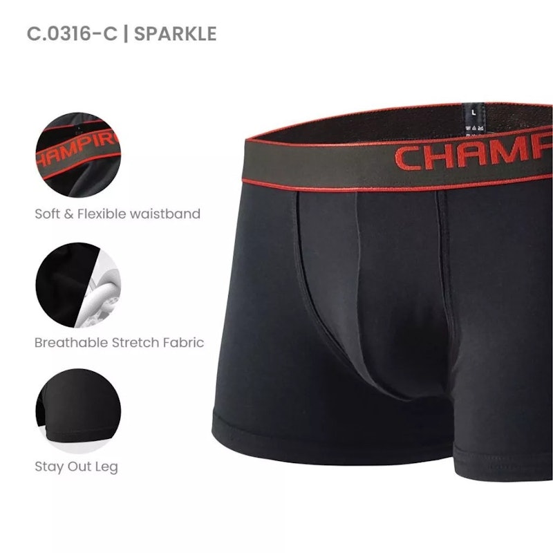 Champiro Boxer Pria Sporty Premium Sparkle 2