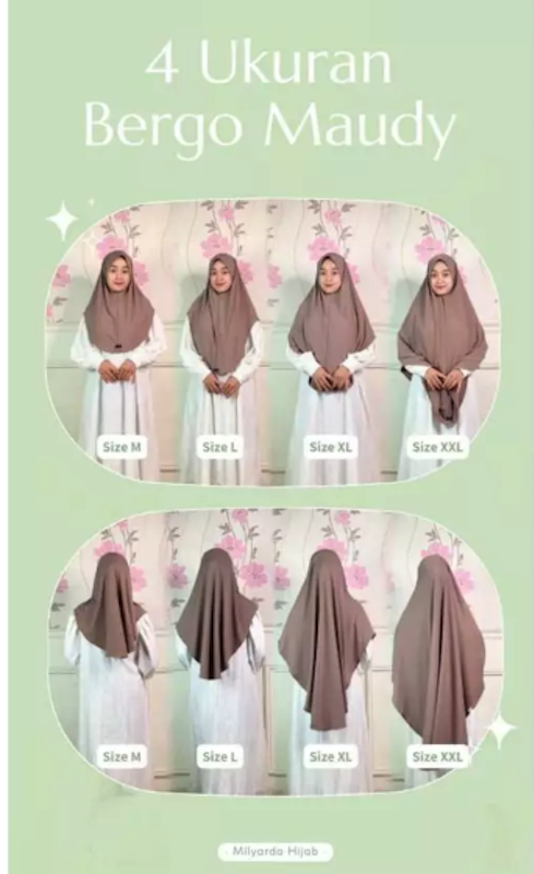 Milyarda Hijab Bergo Maudy 5